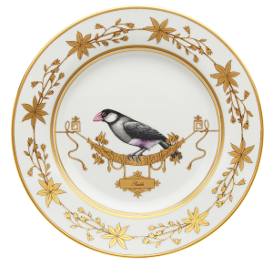 Ginori Voliere Dinner Plate - Padda - 10.5"